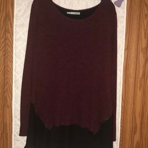 Light sweater high/low